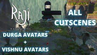 Raji: An Ancient Epic - ALL CUTSCENES + AVATARS OF DURGA +  AVATARS OF VISHNU - HD 1080p 60FPS [PC]