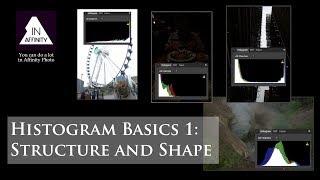 Histogram Basics 1: Structure and Shape (using Affinity Photo)