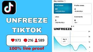 How to unfreeze TikTok account 2025