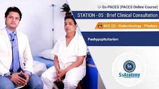 PACES 2023 New Format | Ss-PACES | Sample | Station-05-BCC | Panhypopituitarism