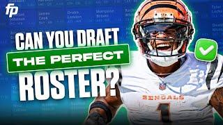 Fantasy Football PERFECT Draft Challenge & Round-by-Round Picks | Can You Draft the Best Team?