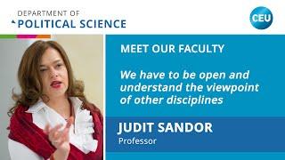 Meet Our Faculty - Judit Sandor