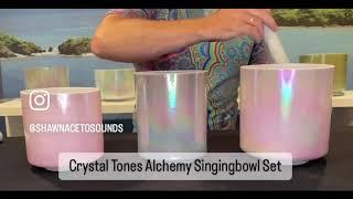 Crystal Tones Alchemy Singing Bowl set 01