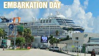 OUR CRUISE ADVENTURE.  EMBARKATION DAY ON THE CELEBRITY BEYOND! SAIL AWAY AND MORE!