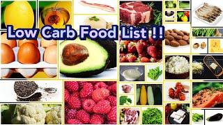 35 Low carb Foods That Keeps You Healthy