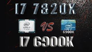 i7 7820X vs i7 6900K BENCHMARK | Hitman Total War Tomb Raider Far Cry | 7-ZIP Truecrypt X264 |