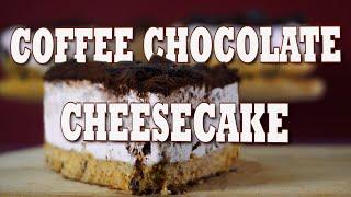 No Bake Mocha Cheesecake Recipe  Coffee & Chocolate Cheesecake 