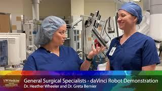 Robotic Hernia Surgery Demonstration with Heather Wheeler, MD and Greta Bernier, MD