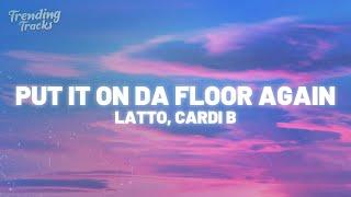 Latto ft. Cardi B - Put It On Da Floor Again (Clean - Lyrics)