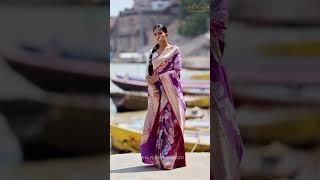 LEHER' PURE KATAN BANARASI RANGKART HANDLOOM SAREE #trending #banarasi #fashion #online