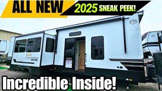 FIRST LOOK at this HUGE Forest River Sandpiper Destination RV! 40DUPLEX