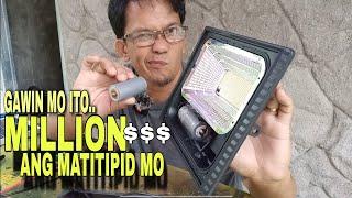 MALAKI MATITIPID MO SA TEKNIK NA ITO || UPGRADE BATTERY || SOLAR LIGHTS