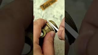 How to use threaded Teflon Tape