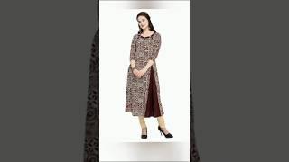 Women Cotton A-Line Kurta #fashion #amazon #kurta #dupatta #style #dupattastyle #amazonkurtihaul