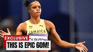 Tia Clayton DOMINATES Women's 60m Defeating Natasha Morrison || Track And Field 2024