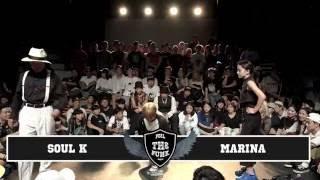 feel the funk vol.11 Waacking side quarter final soul k vs marina (왁킹사이드 8강 소울케이 vs 마리나)