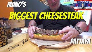 Size Matters at Mano's - This Cheesesteak is OFF THE CHARTS