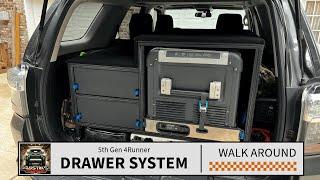 5th Gen Toyota 4Runner 80/20 Drawer System - Walk Around