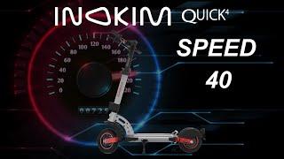 【Need for speed unlock inokim quick4 e-scooter speed cap】