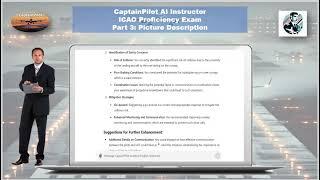  ICAO Proficiency Exam | Part 3: Picture Description | CaptainPilot AI Instructor ️