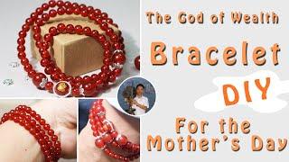 How to Make a Multi loop Bracelet with the God of Wealth for the mother's day? You can do it!