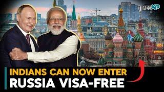 Indians in Russia can enter visa-free in 2025