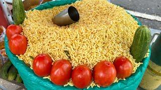 Bulk Making of Mysori Bhelpuri Near Mysore Palace | Mysore Street Food