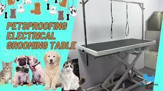 The international PETSPROOFING Electrical lifting pet grooming table