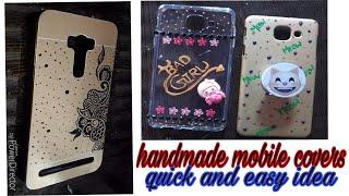 Mobile cover decoration | Handmade mobile covers |  Sadhana Arora |