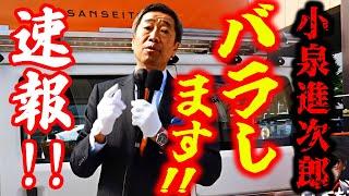 【参政党】#衆議院選挙  JAの幹部から小泉進次郎の恐ろしい情報が入りました！毎日、毎日ですよ！　　#山中泉 街頭演説 仙台アエル 2024/10/20