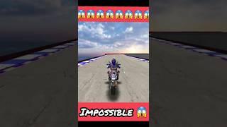 Impossible Mega Ramp Bike stunt game #shorts #treanding