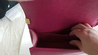 Chanel Boy Bag unboxing Fuchsia Caviar Leather comparison with Louis Vuitton Twist #chanelboybag