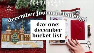 December journal challenge: my bucket list #12daysofjournaling