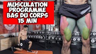 MUSCULATION PROGRAMME BAS DU CORPS 15 MINUTES