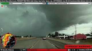 Tornadoes in Oklahoma & Arkansas (11/4/24) - (Live Storm Chase Archive)