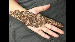 LEARN STYLISH ARABIC HENNA MEHNDI IN 10 MINUTES | HOW TO APPLY ARABIC MEHENDI LIKE A PROFESSIONAL