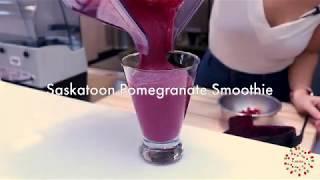 Heyru Monk Fruit Saskatoon Pomegranate Smoothie