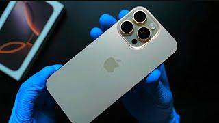 iPhone 16 Pro (Desert Titanium)  Unboxing - ASMR