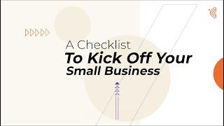 Here's A Check-list To Get Your Small Business Off The Ground