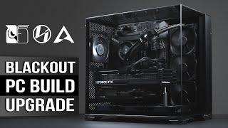 BLACKOUT PC BUILD | Upgrading & Cleaning My Video Editing Setup | RTX 4080 Super | 14700K | No RGB