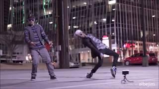 Men Whitout Hats - Safety Dance Remix - Robot Dance Vs. Break Dance