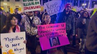 Indianapolis protesters rally against immigration raids