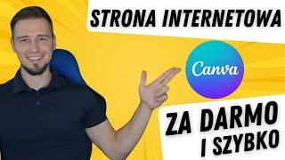 Canva strona internetowa za DARMO. Jak zrobić stronę www? Poradnik krok po kroku.