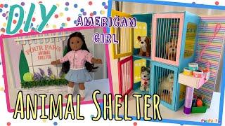 DIY American Girl Animal Shelter