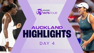 Day 4 in Auckland featuring Osaka, Keys and Parks in action | WTA Match Highlights