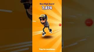 7874 score in #subwaysurf #game #op #score