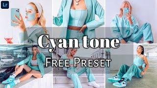 Cyan tone presets Lightroom mobile | Free Lightroom Presets | Cyan Free Presets | Lightroom Tutorial