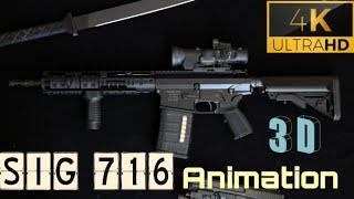 #SIG716 #rifle #gun SIG716 gun 3d animation l by Maunton production l      #Sigsauer #SIG