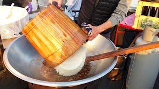 Sesame Oil Duck Sticky Rice/斗六夜市超熱賣美食-麻油鴨肉油飯-Taiwan Yunlin Douliu Night Market Food