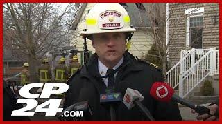 Officials give update on fatal house fire in Oshawa